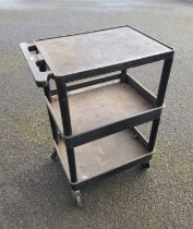 Luxor three tier tool trolley, 96 x 46 x 69cm