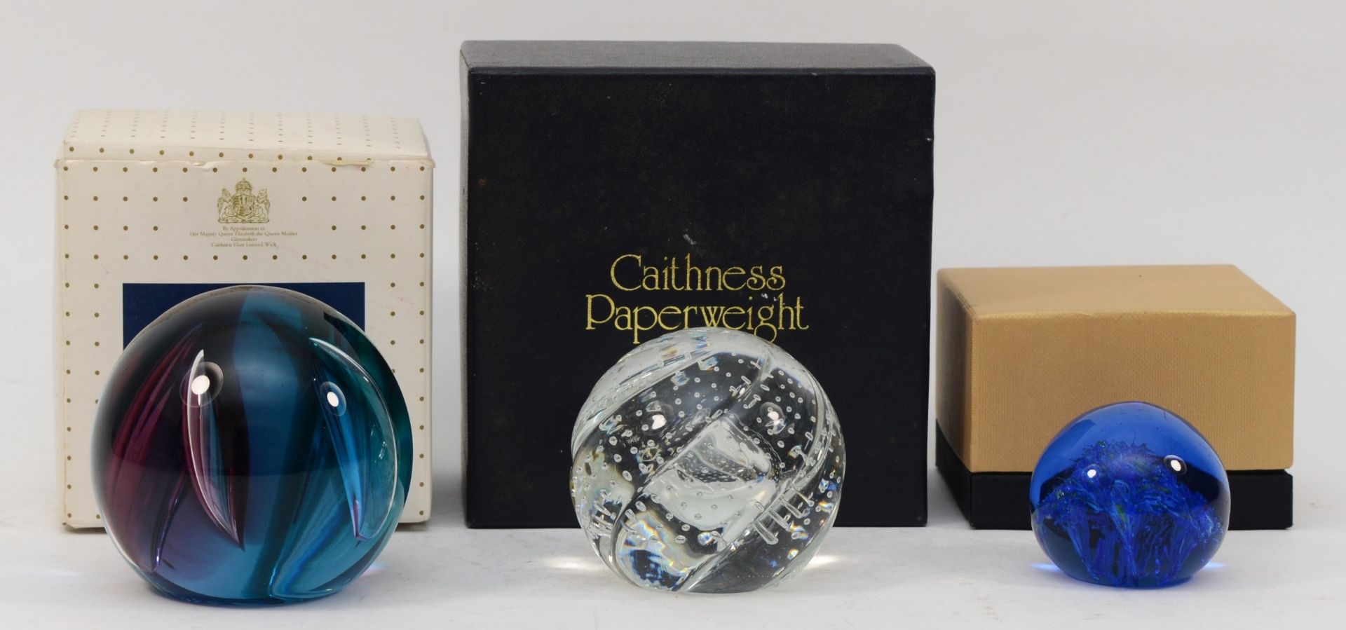 Caithness, a Scimitar paperweight, numbered P59525, box, certificate, another, titled Whirlygig, - Image 3 of 3