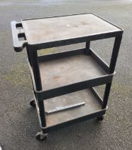 Luxor three tier tool trolley, 96 x 46 x 69cm