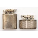 A early 20th century silver cased Elisorn Auto-tank petrol lighter, No 513331, 45mm, together with