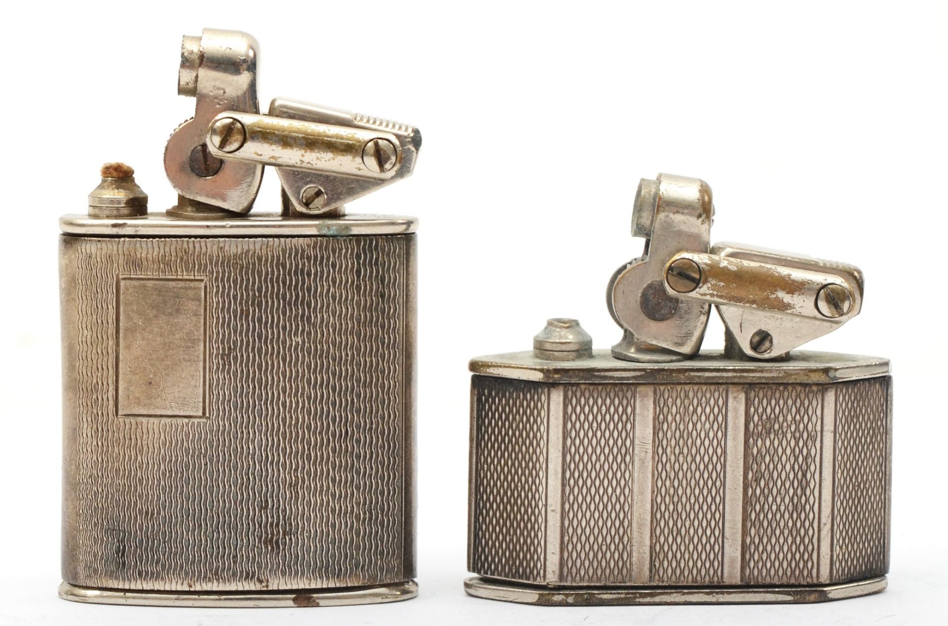 A early 20th century silver cased Elisorn Auto-tank petrol lighter, No 513331, 45mm, together with - Image 4 of 4