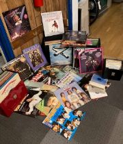 A collection of over 100 vinyl LPs & singles, primarily pop from the 1960s/70s, artists to include