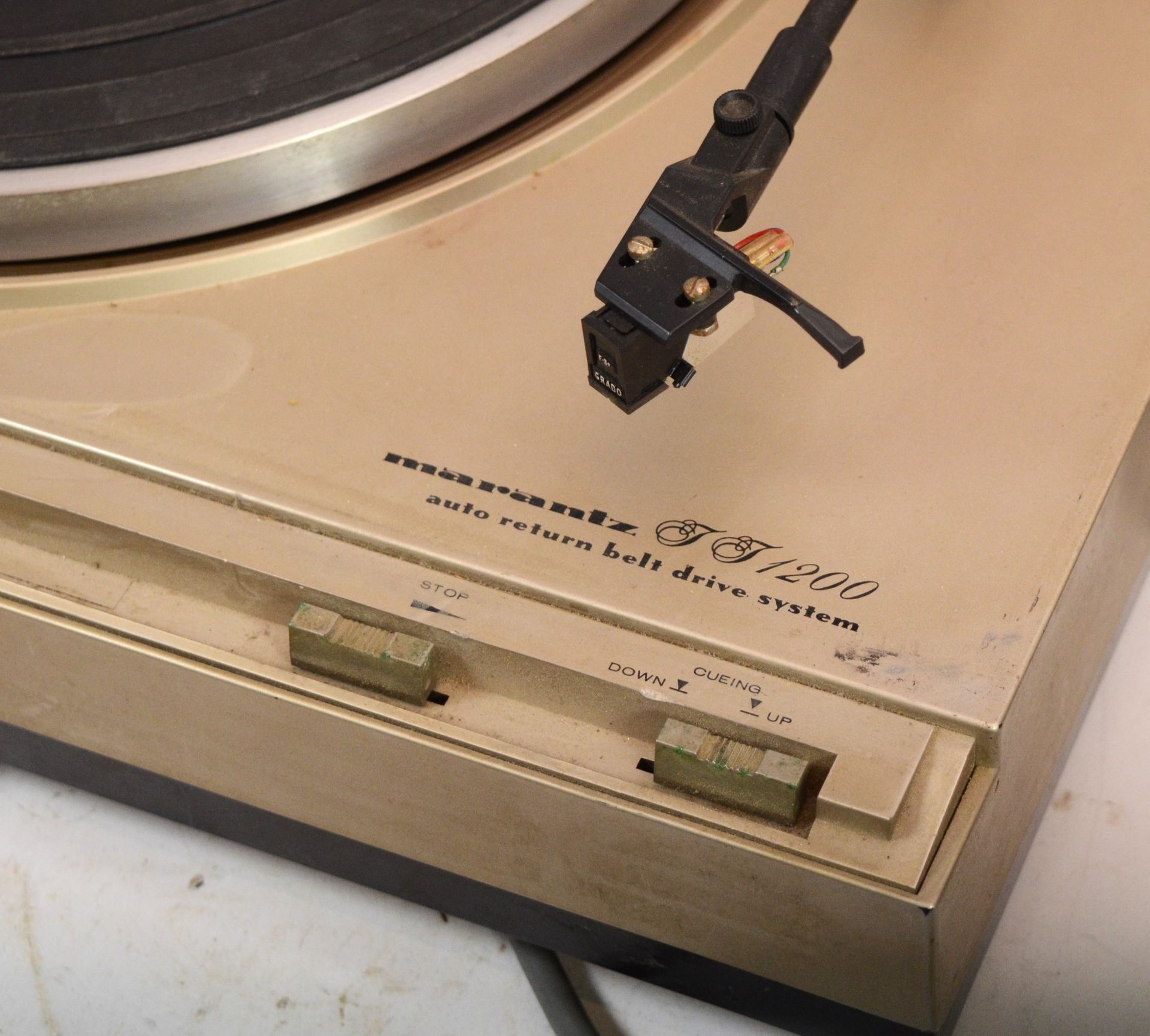 A Mitsubishi DP-780 turntable, together with a Marantz turntable TT1200, and a "Super ten" - Image 2 of 4