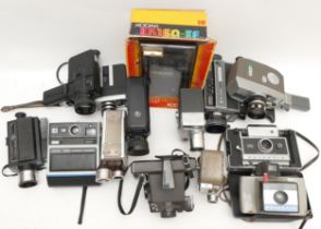 Various cine cameras to include Brownie Kohka and Kodak