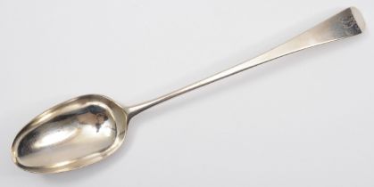 A George III silver Old English pattern basting spoon, by Hester Bateman, London 1780, bottom