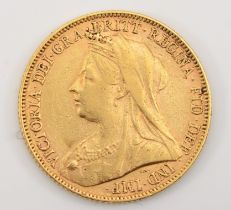 Victoria, old head sovereign, 1897