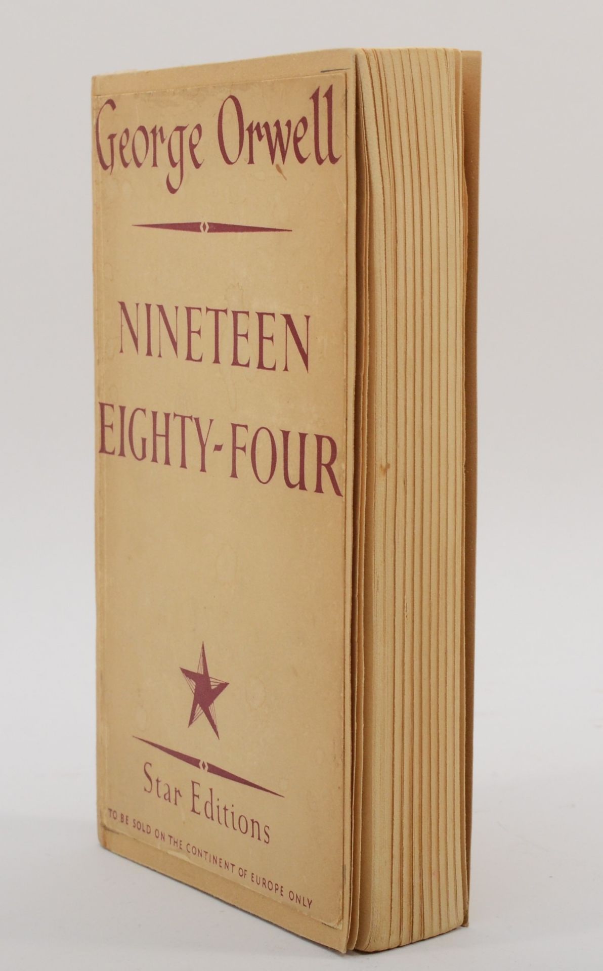 WITHDRAWN FROM AUCTION KOESTLER, Arthur & ORWELL, George. Nineteen Eighty-Four. London. - Image 6 of 10