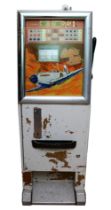 Bell Fruit Action Line Spitfire, a mechanical three reel slot machine, c.1970's, Watling type