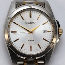 Seiko, a stainless steel quartz date gentleman's wristwatch, ref. SGEF83P1, 7N42-0FH0,