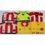 Collection of Sheffield United Football Shirts Approximately 42/44" (6)