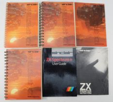 Spectrum, a set of manuals and user guides, to include ZX Spectrum Basic Programming and Sinclair ZX