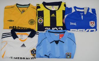 Collection of Football Shirts. 2 New with Tags Millwall and Coventry together with Celtic,