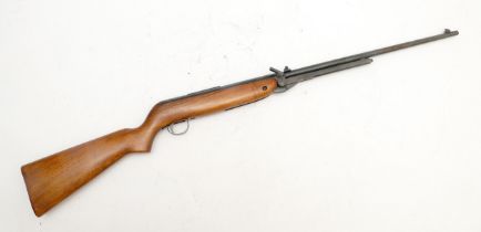 The Webley (made in England) underlever air rifle, cal .22 circa 1975 Mk 3 Series, 109cm overall