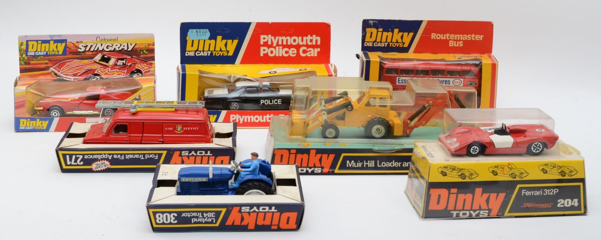 Dinky Toys - A collection of Dinky diecast model toys, circa 1970s, to include Routemaster bus No. - Image 2 of 2