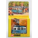Corgi Toys - A Corgi 479 Commer Van with Samuelson film services camera and cameraman, boxed with