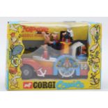 Corgi Toys - A Corgi 802 Popeye Paddle-Wagon, finished in yellow, red, white including rear