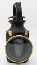 B.R. 3 aspect handlamp complete with burner marked BR.