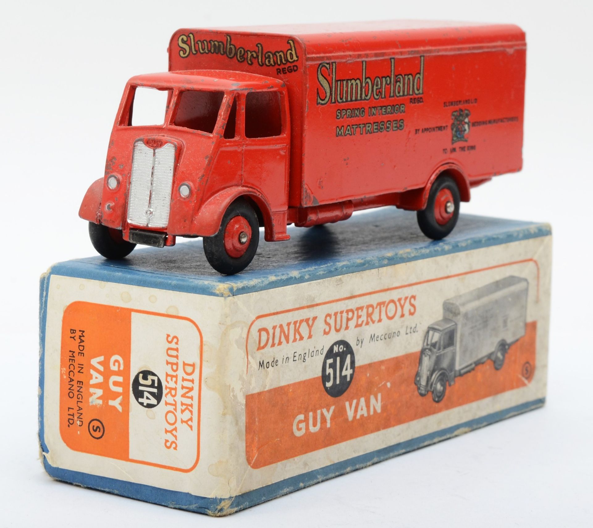 Dinky Toys - A boxed Dinky Supertoy Guy Van "Slumberland" No 514.