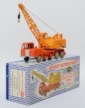 Dinky Toys - 20 Ton Lorry Mounted Crane "Coles" having hoisting, jib raising and slewing