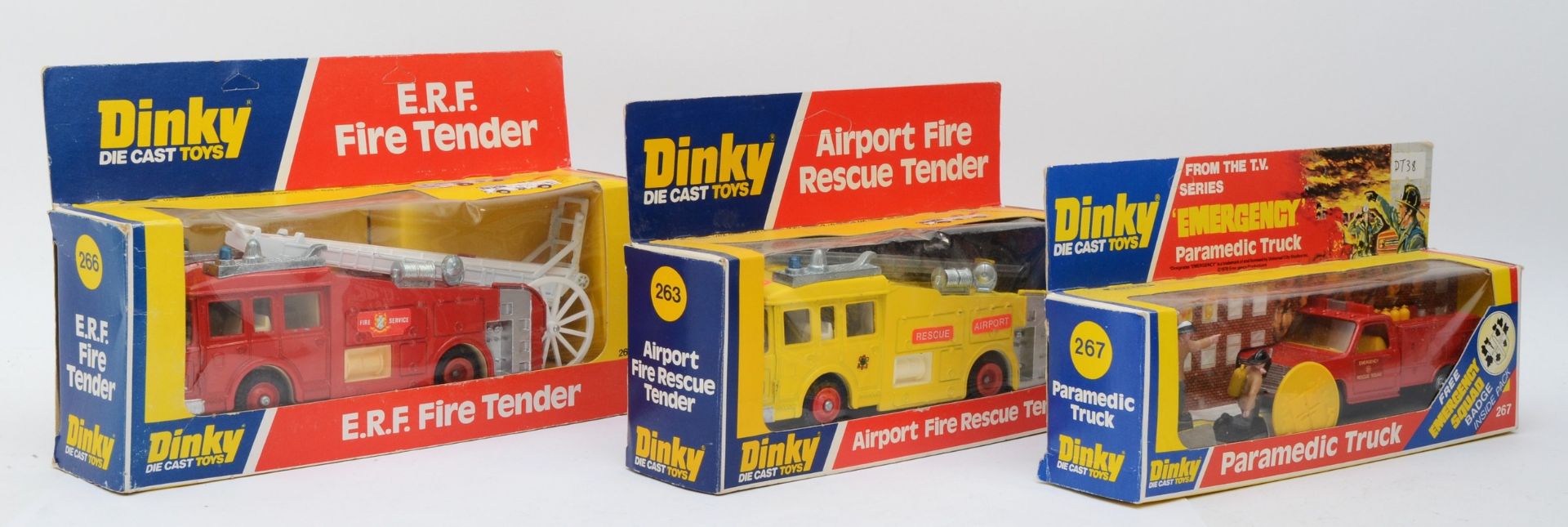 Dinky Toys - Comprising of a Dinky 267 Paramedic Truck 'Emergency' from the T.V series, together