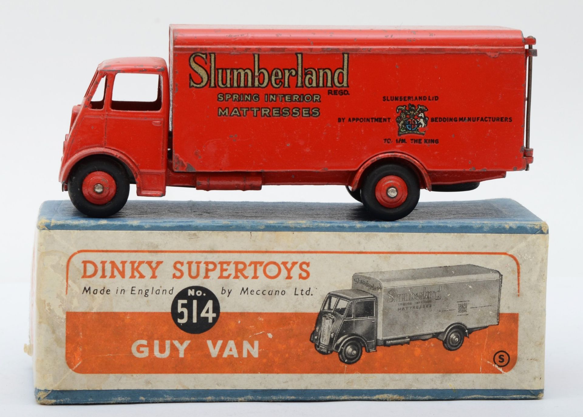 Dinky Toys - A boxed Dinky Supertoy Guy Van "Slumberland" No 514. - Image 2 of 3