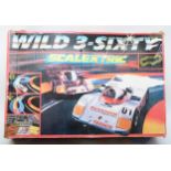 Scalextric boxed model car racing set 'Wild 3-Sixty' together with a substantial quantity of loose