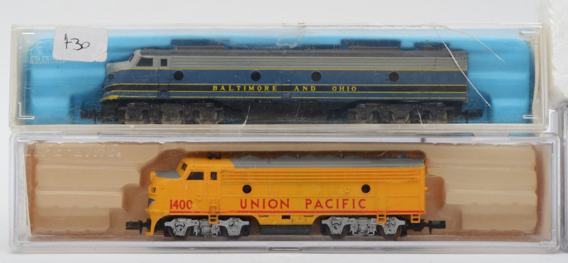 N Gauge Model Railway group comprising of four locomotives Norfolk & Western, Baltimore & Ohio by - Image 2 of 3