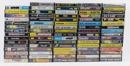 Sinclair Spectrum Software, a large collection of 16/48K cassette games, titles to include: Ah