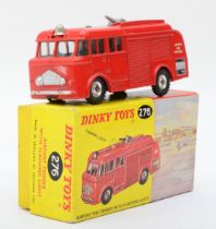 Dinky Toys - A boxed Dinky 276 Airport Fire Tender with flashing light, complete with instruction