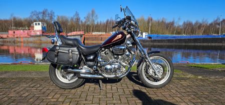 1997 Yamaha VX 1100 Virago, 1063cc. Registration number P34 HAL. Frame number 3LP 0065979. Engine