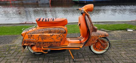 1966 Lambretta Li 125 series 3. Registration number KAO 592D. Frame number 132297. Engine number