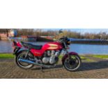 1983 Honda CB750F, 748cc. Registration number UKY 12Y. Frame number RC04 2211951. Engine number