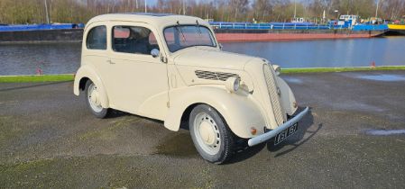 1954 Ford Popular 103E, 1172cc. Registration number KSV 197 (non transferrable). Chassis number