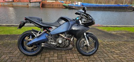 2008 Buell 1125R, 1125cc. Registration number YJ08 KZK. Frame number 5MZHL04E583B02042. Engine