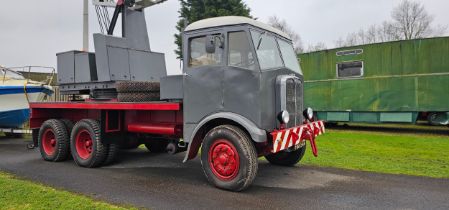 1952 AEC Mammoth with Coles crane. Registration number FBA 944. Chassis number 644916. Engine number