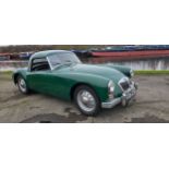1960 MGA MkI, 1622cc. Registration number 888 AXU. Chassis number B23881. Engine number
