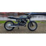 1981 Honda CX500 Cafe Racer. Registration number VLX 500X. Frame number PC012312867. Engine number