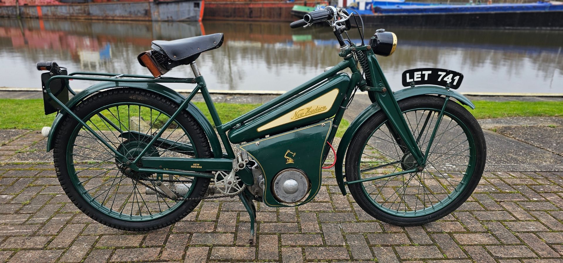 1963 New Hudson 2F, 98cc. Registration number LET 741 (non transferrable). Frame number ZE 10708.