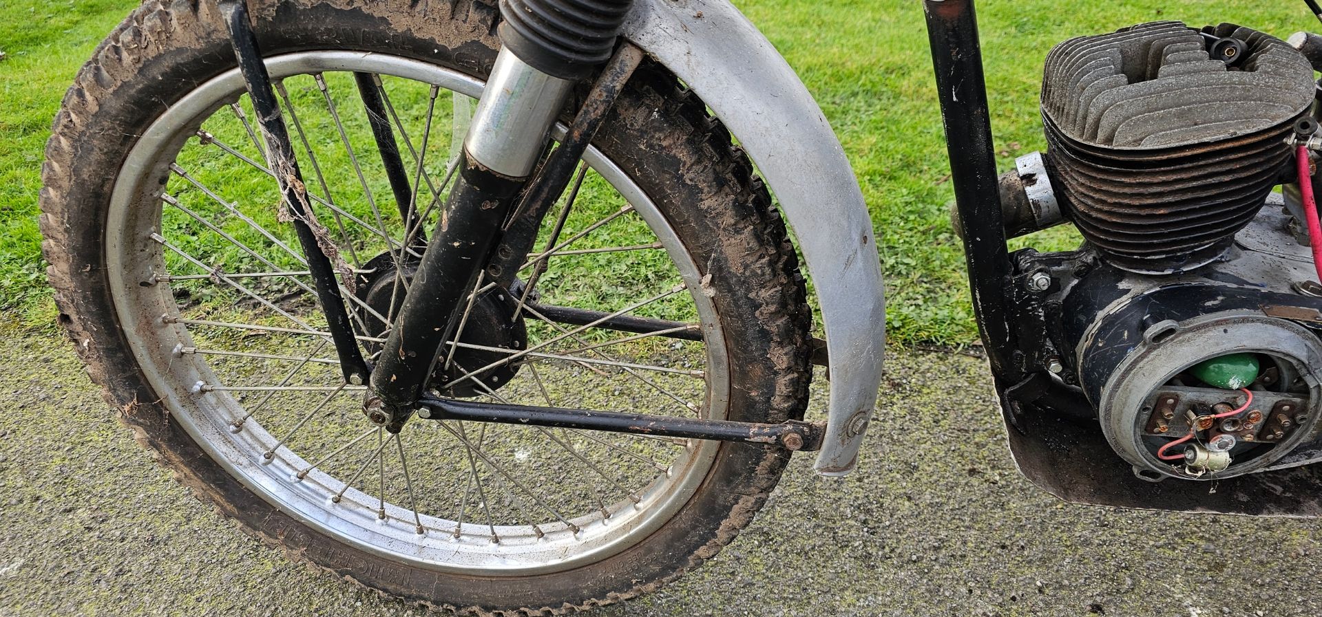 c.1957/65 BSA Bantam trials 175cc project. Registration number not registered. Frame number CD3 - Bild 7 aus 11