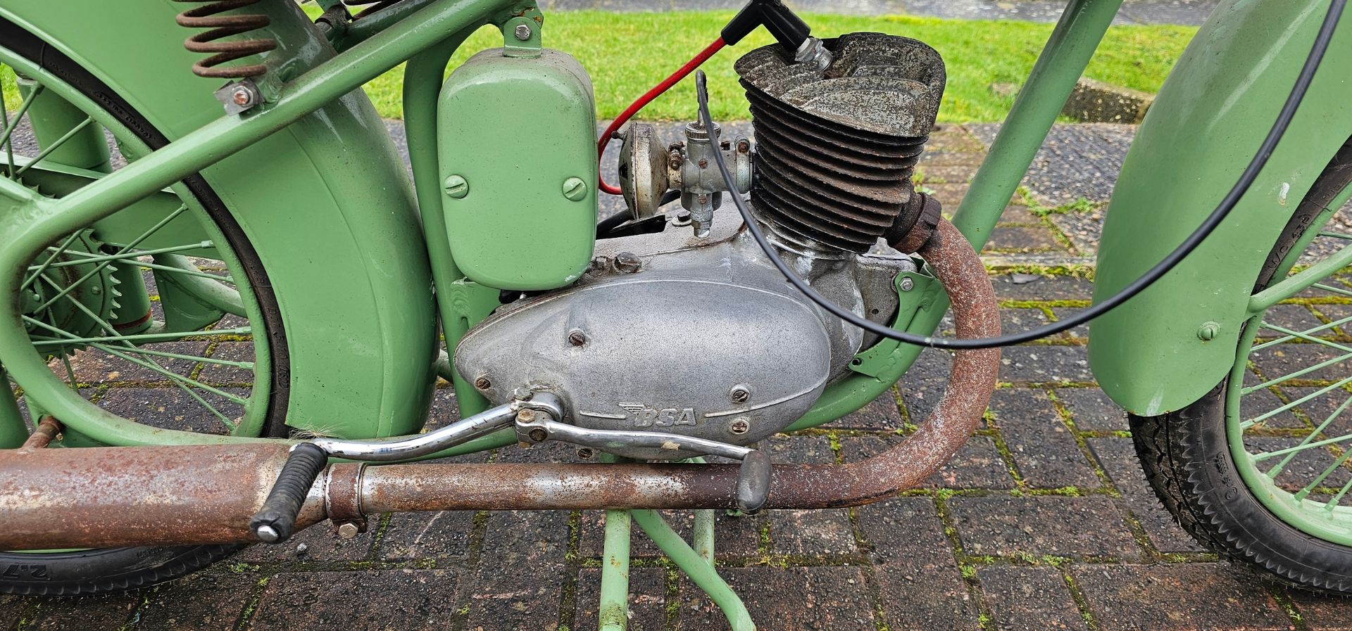 c.1952 BSA Bantam D1, 123cc. Registration number not registered. Frame number YD18086782. Engine - Bild 6 aus 13