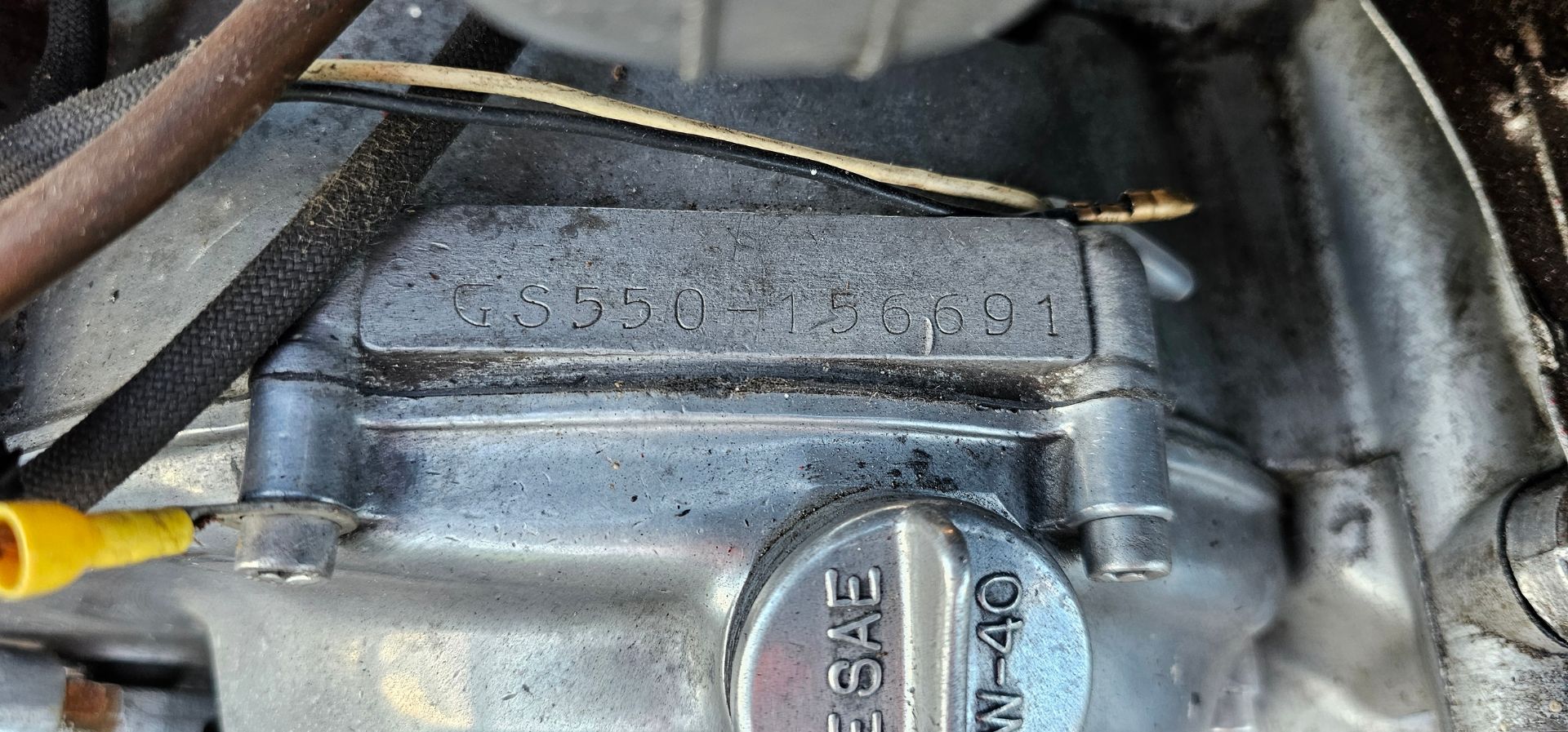 1979 Suzuki GS 550, 548cc. Registration number CWF 633T. Frame number not found. Engine number GS550 - Image 11 of 12