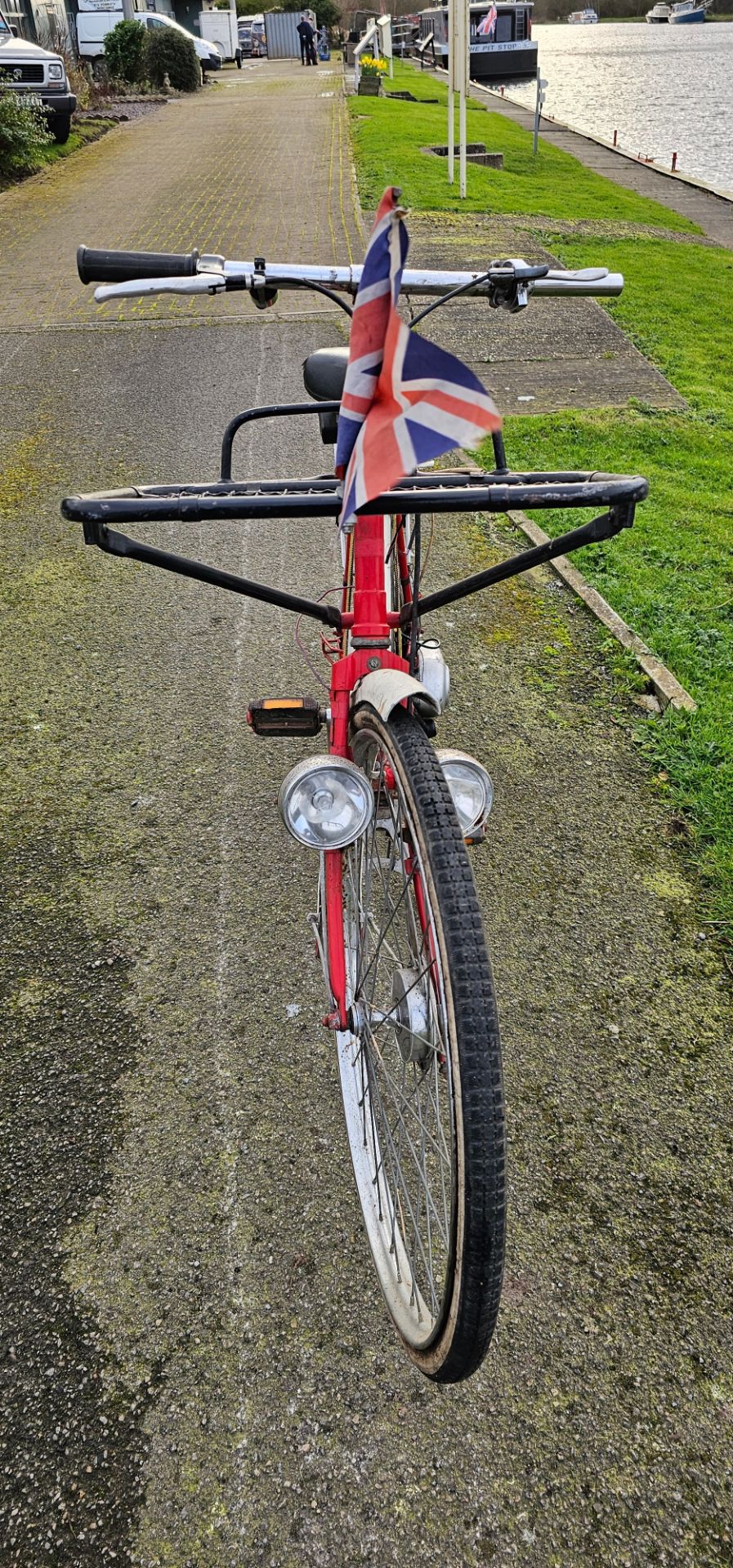 c. 1960 BSA Winged Wheel postman's bicycle. There is no paperwork with this machine - Bild 5 aus 7