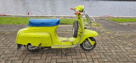 c.1967 Lambretta J50, 50cc. Registration number not registered, NOVA. Frame number J50 460858*