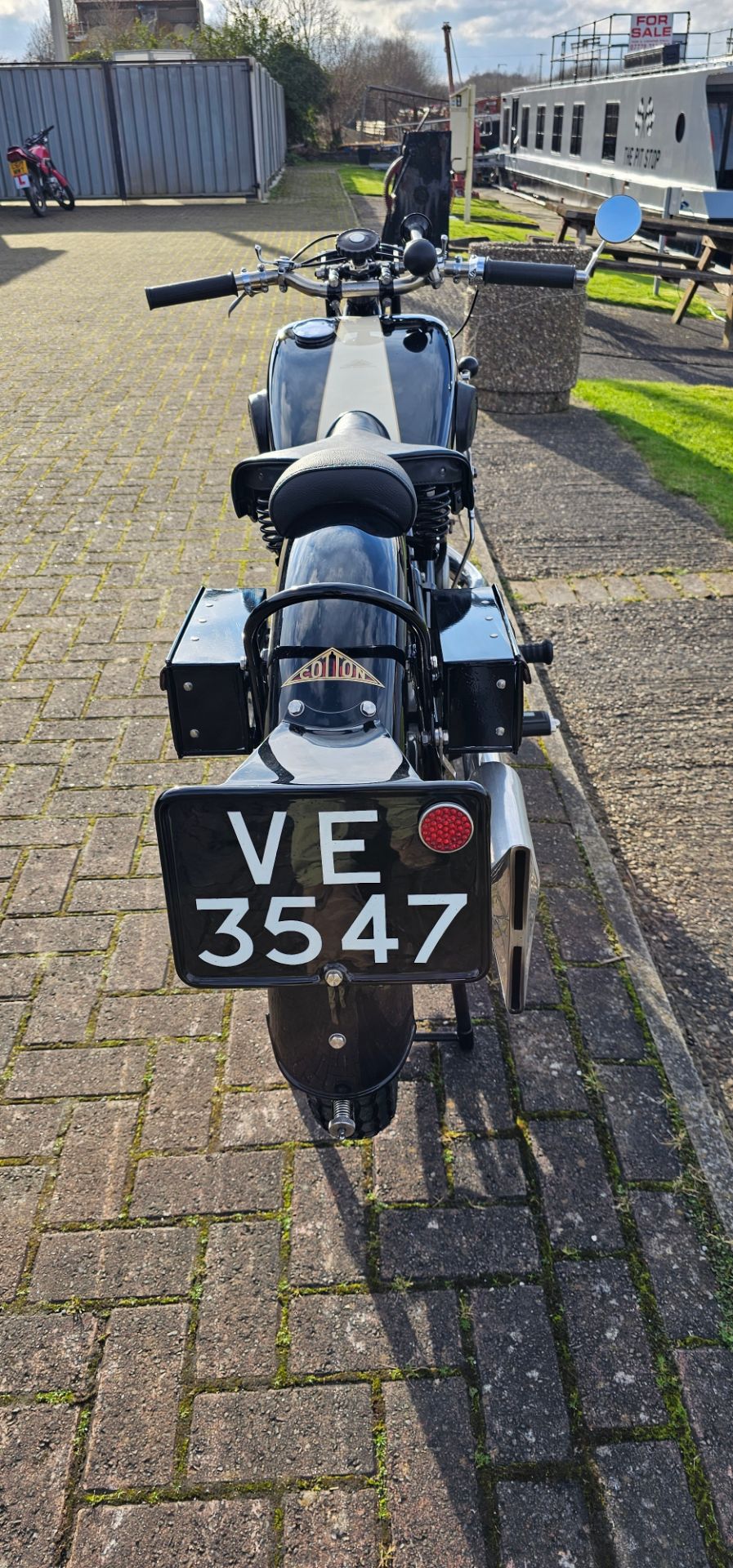 1930 Cotton Blackburne, 350cc. Registration number VE 3547. Frame number 5407. Engine number CVA - Bild 4 aus 20