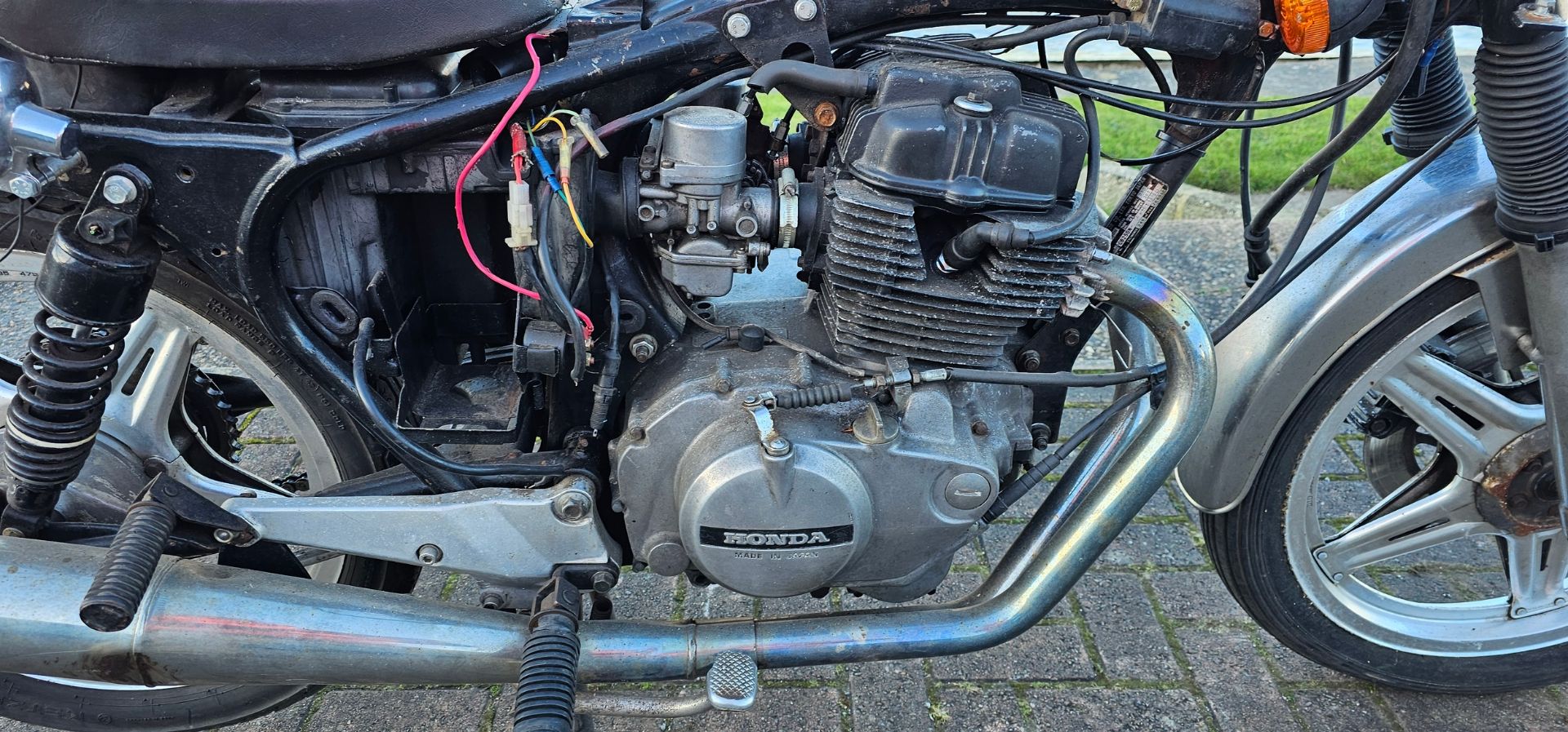 1981 Honda CB250N Super Dream, 248cc. PLEASE NOTE THIS IS A CAT C MOTORCYCLE. Registration number - Image 6 of 13