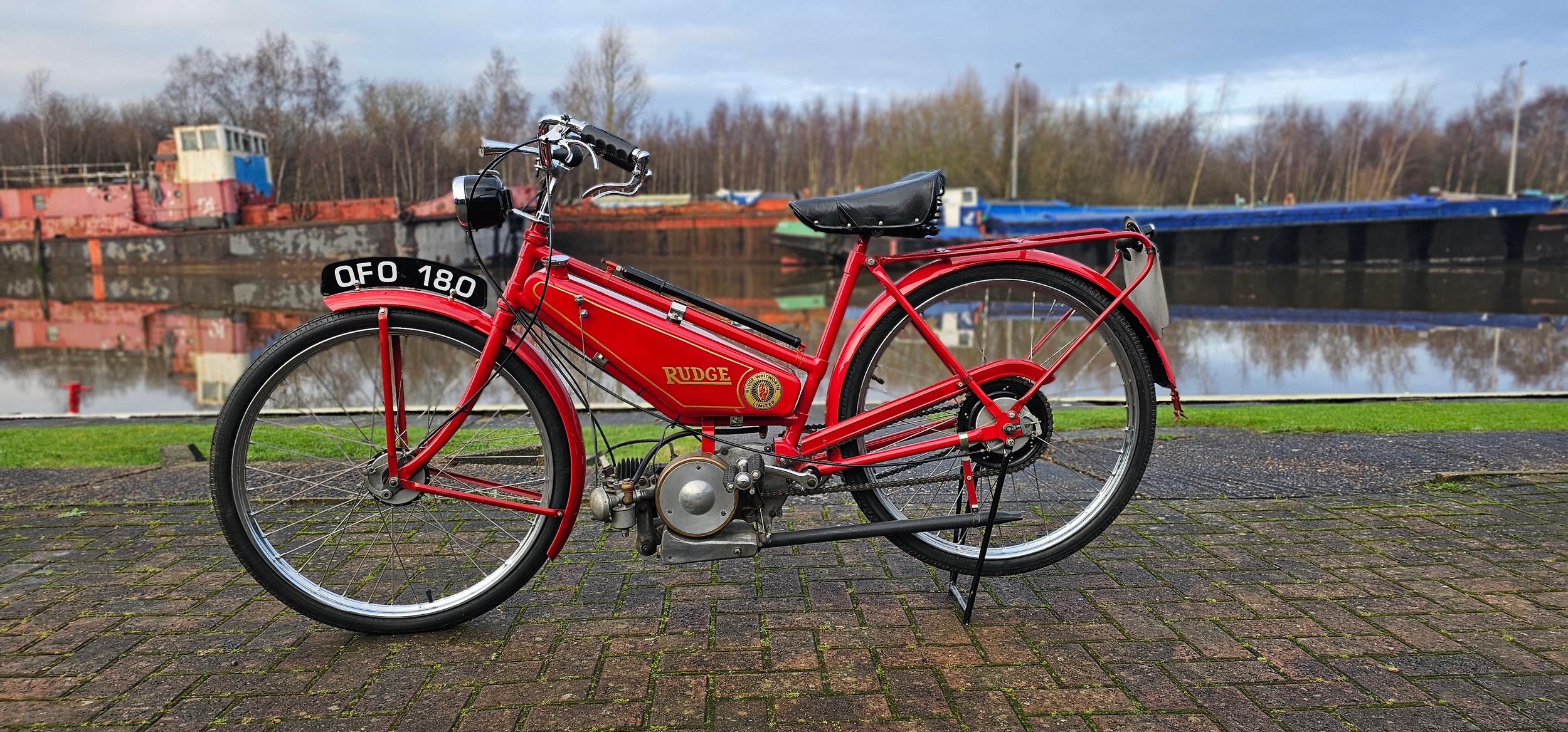 1940 Rudge Autocycle, 98cc. Registration number OFO 180 (non transferrable). Frame number 3031. - Image 6 of 13