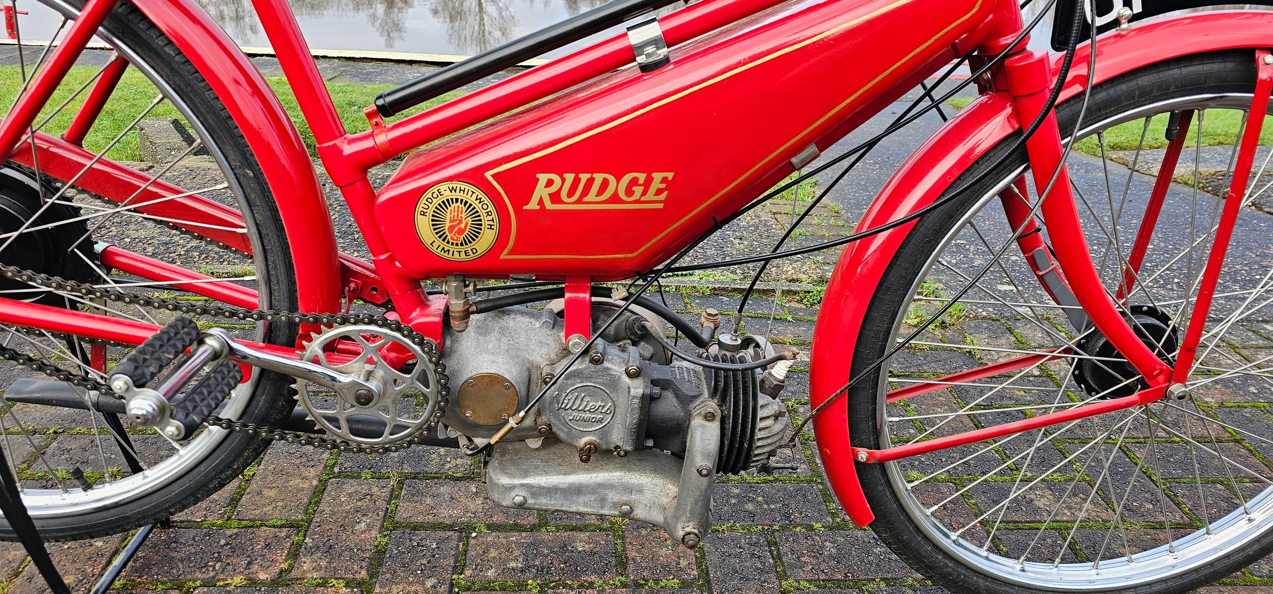 1940 Rudge Autocycle, 98cc. Registration number OFO 180 (non transferrable). Frame number 3031. - Image 10 of 13