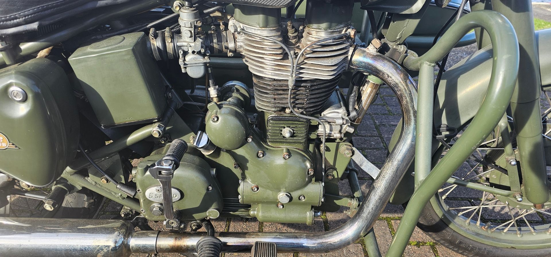 1937 Norton WD16H New Zealand Army, 490cc. Registration number TXS 655 (non transferrable). Frame - Image 9 of 19