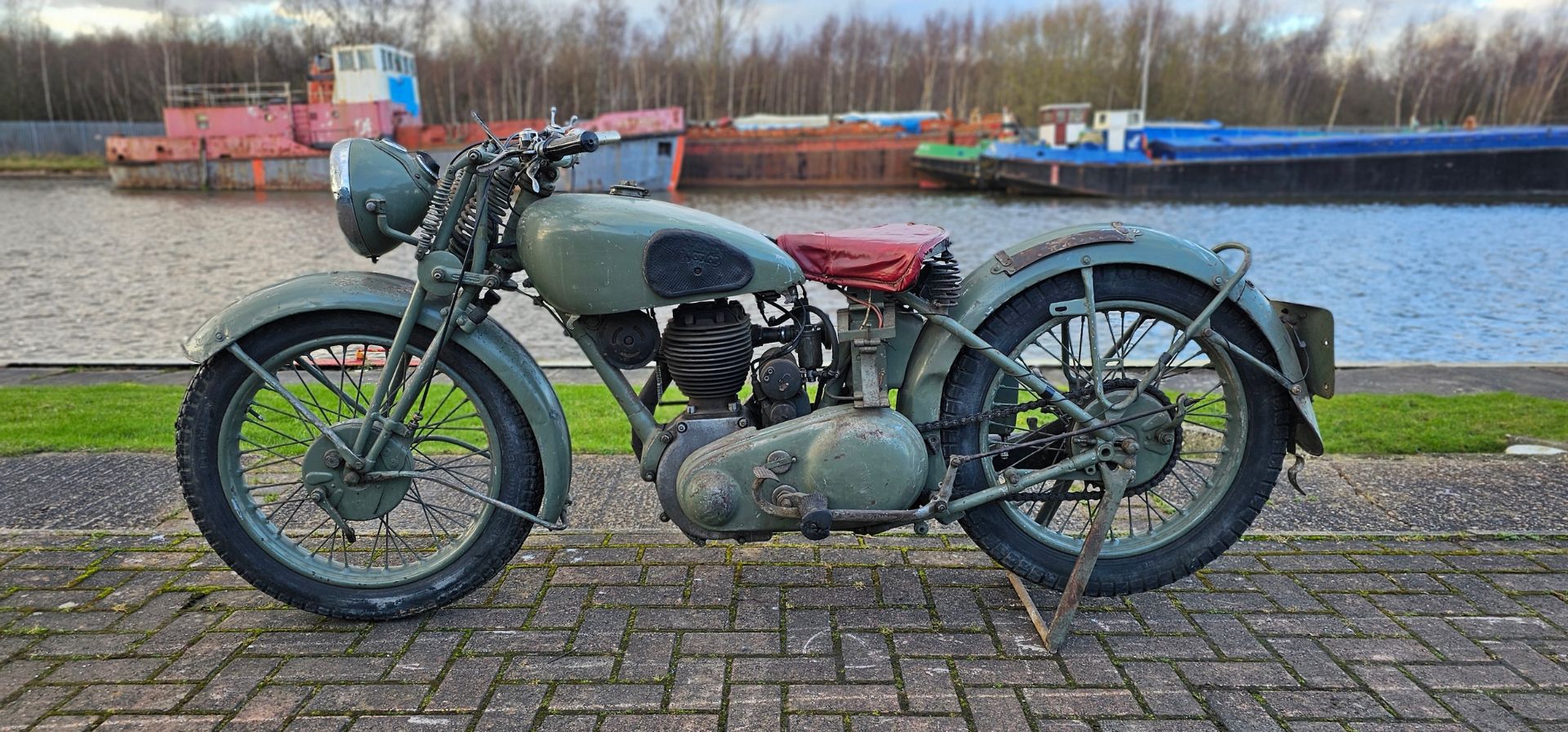 1937 Norton WD16H New Zealand Army, 490cc. Registration number TXS 655 (non transferrable). Frame - Image 2 of 19