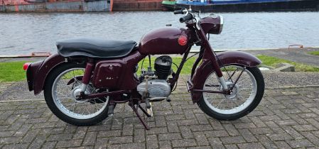 1957 Panther model 10/4, 197cc. Registration number 820 XVY (non transferrable). Frame number VA/